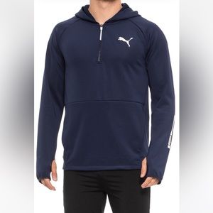 Puma Tec Sports Hoodie - Zip Neck- Men’s sz M